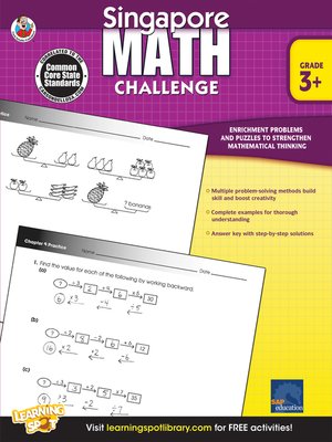 cover image of Singapore Math Challenge, Grades 3 - 5